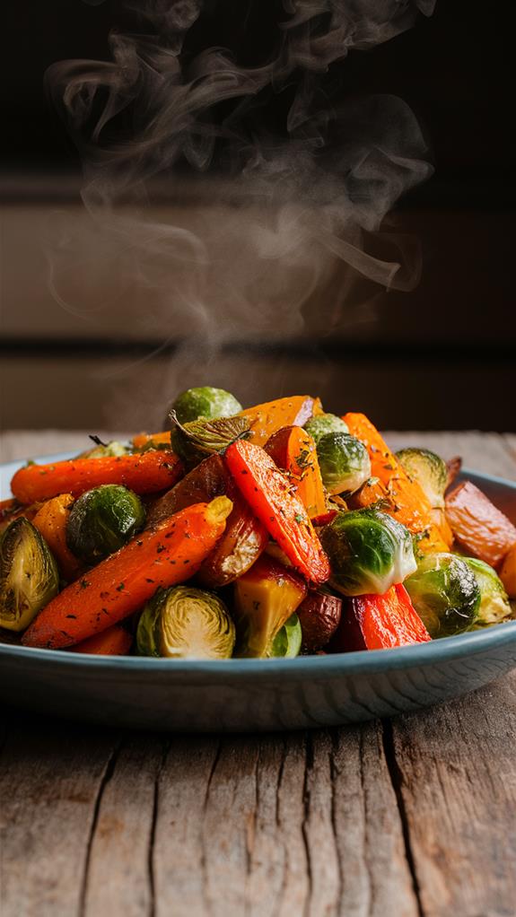 seasoned oven roasted vegetables