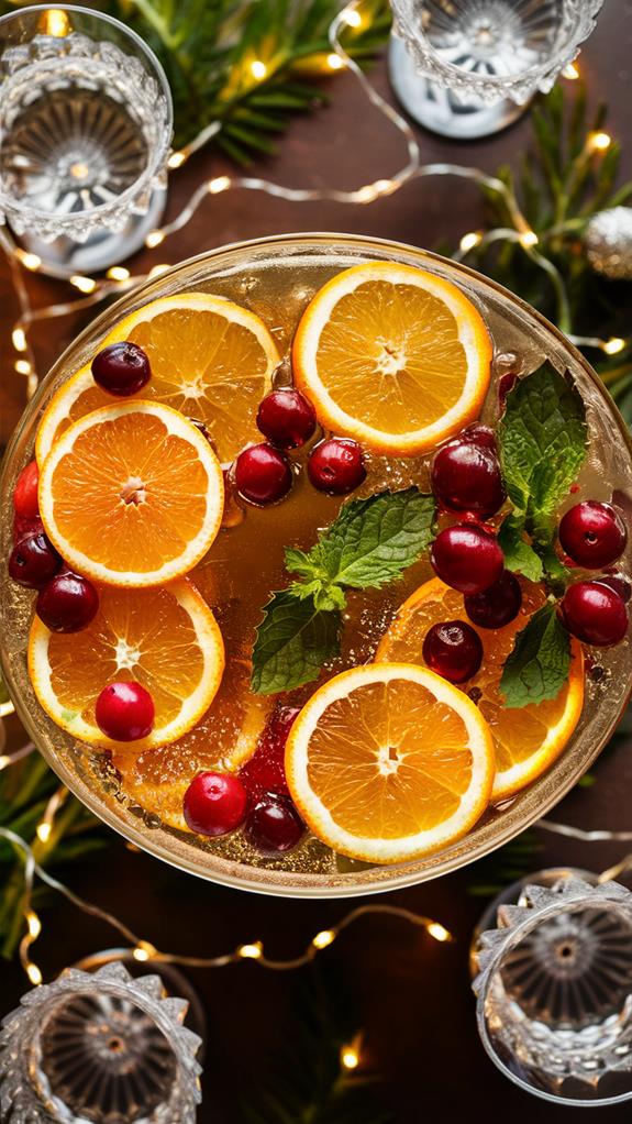 sparkling festive drink recipe