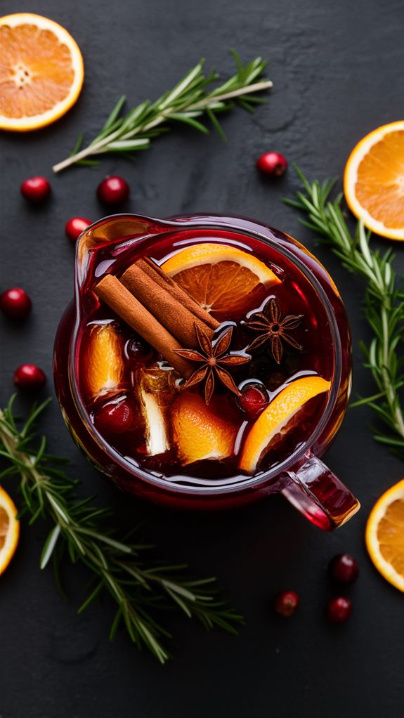 spiced winter wine blend