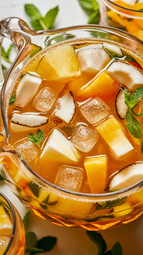 tropical fruit sangria delight