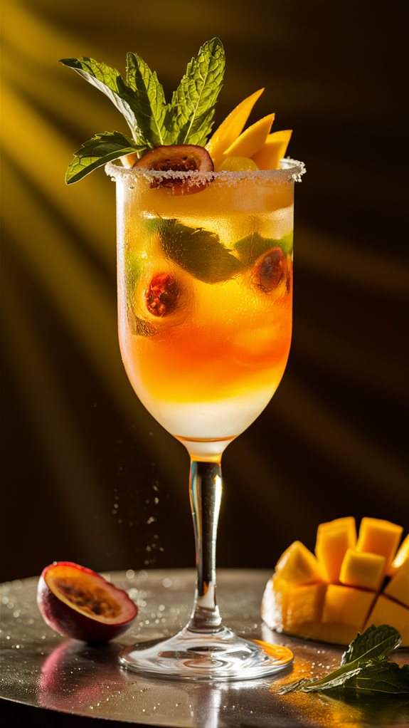 tropical fruit cocktail delight