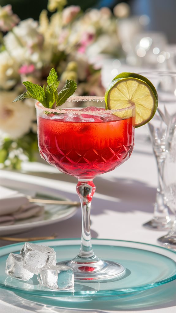 refreshing hibiscus iced tea