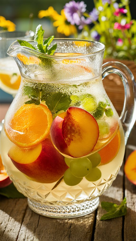 refreshing summer fruit beverage